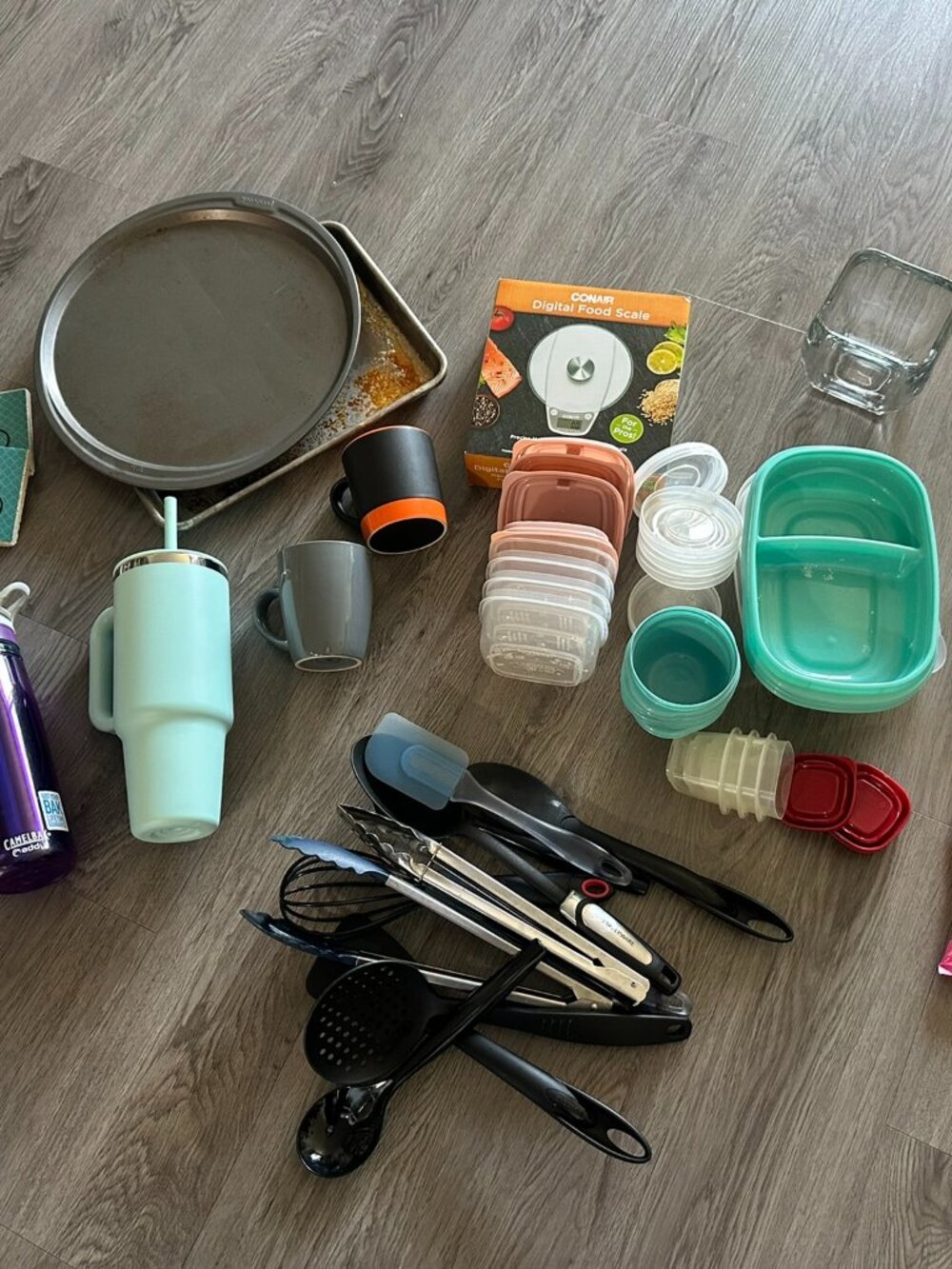 Moving Sale - Large Lot of Kitchen Supplies - Utensils, Coaster, Coffee Mugs